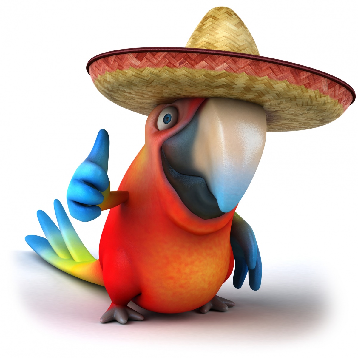Мультяшный попугай — Cartoon parrot