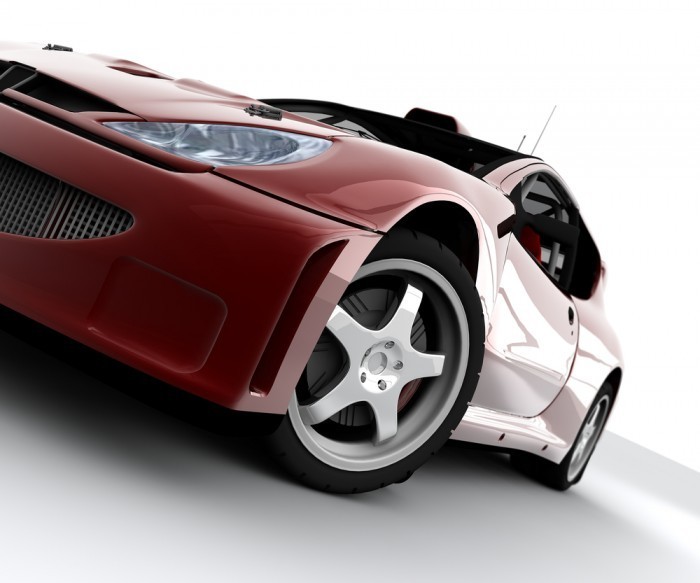 Красное авто - Red car