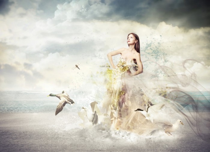 photodune 4079171 700x506 Девушка в платье cтиль 3D   Girl in dress style 3D