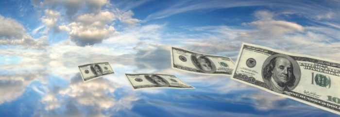 Доллары в небе - Dollars in the sky