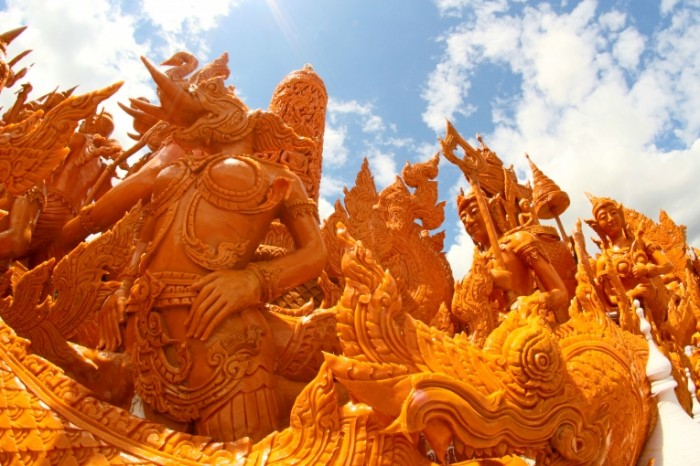  Статуи, дворец, Азия   Statues, palace, Asia