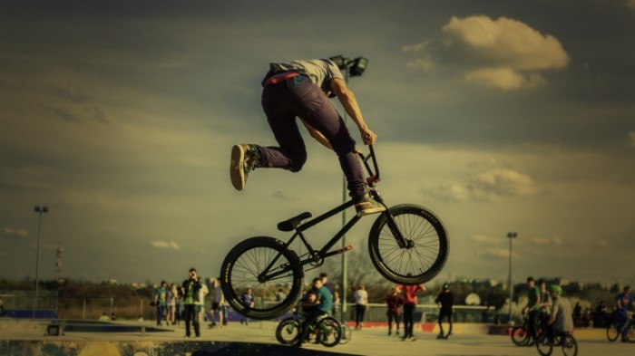  Велосипедист, BMX   Cyclist, BMX
