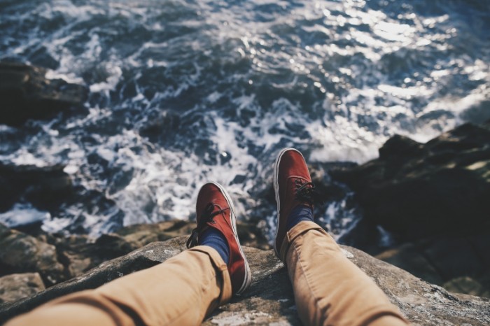 Отдых на берегу скалы - Rest on the shore of the cliff
